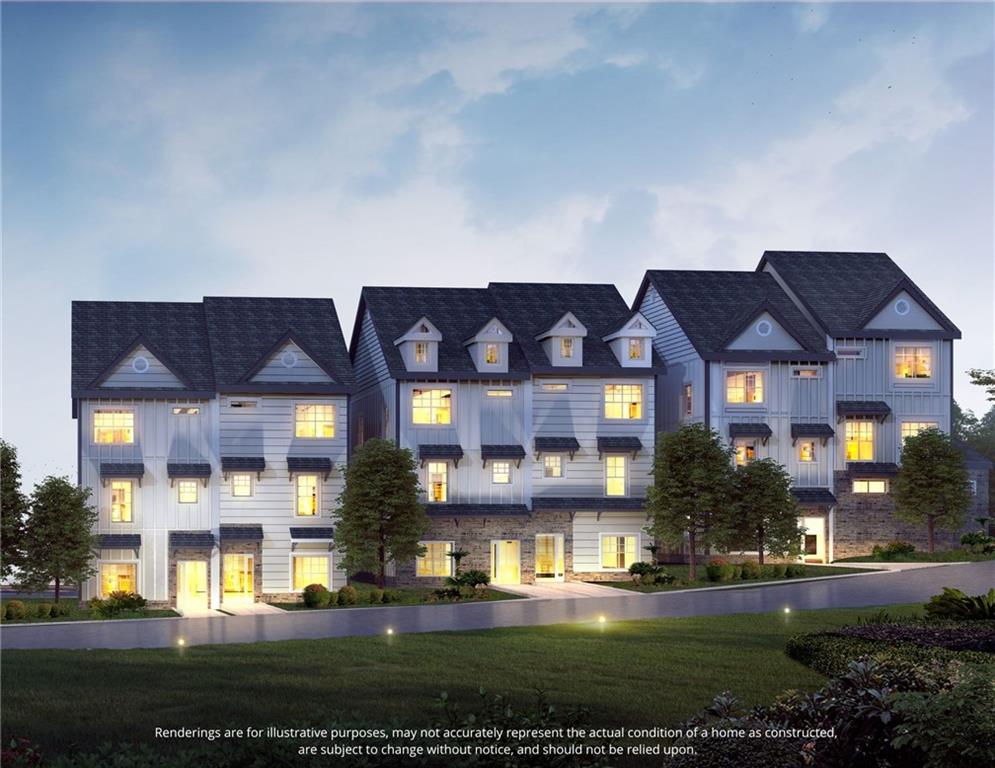 1994 Main Street Northwest Atlanta, GA 30318 - Photo 1 of 1 a front view of residential houses with yard and green space