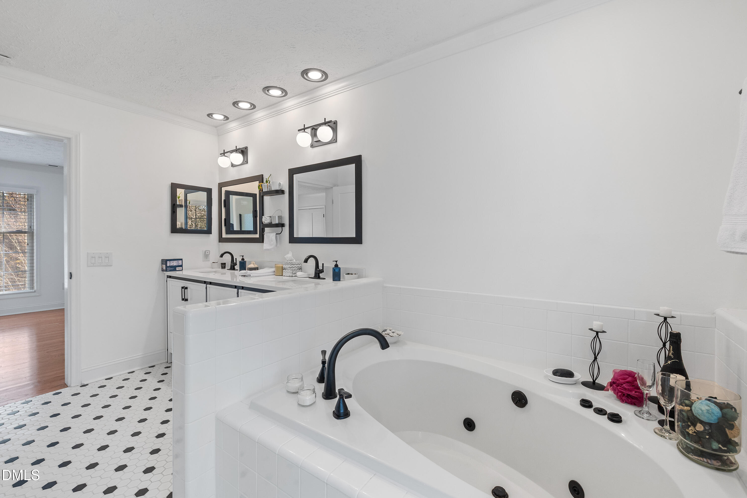 340 Andrews Store Road Pittsboro, NC 27312 - Photo 36 of 59 a bathroom with a sink and a mirror