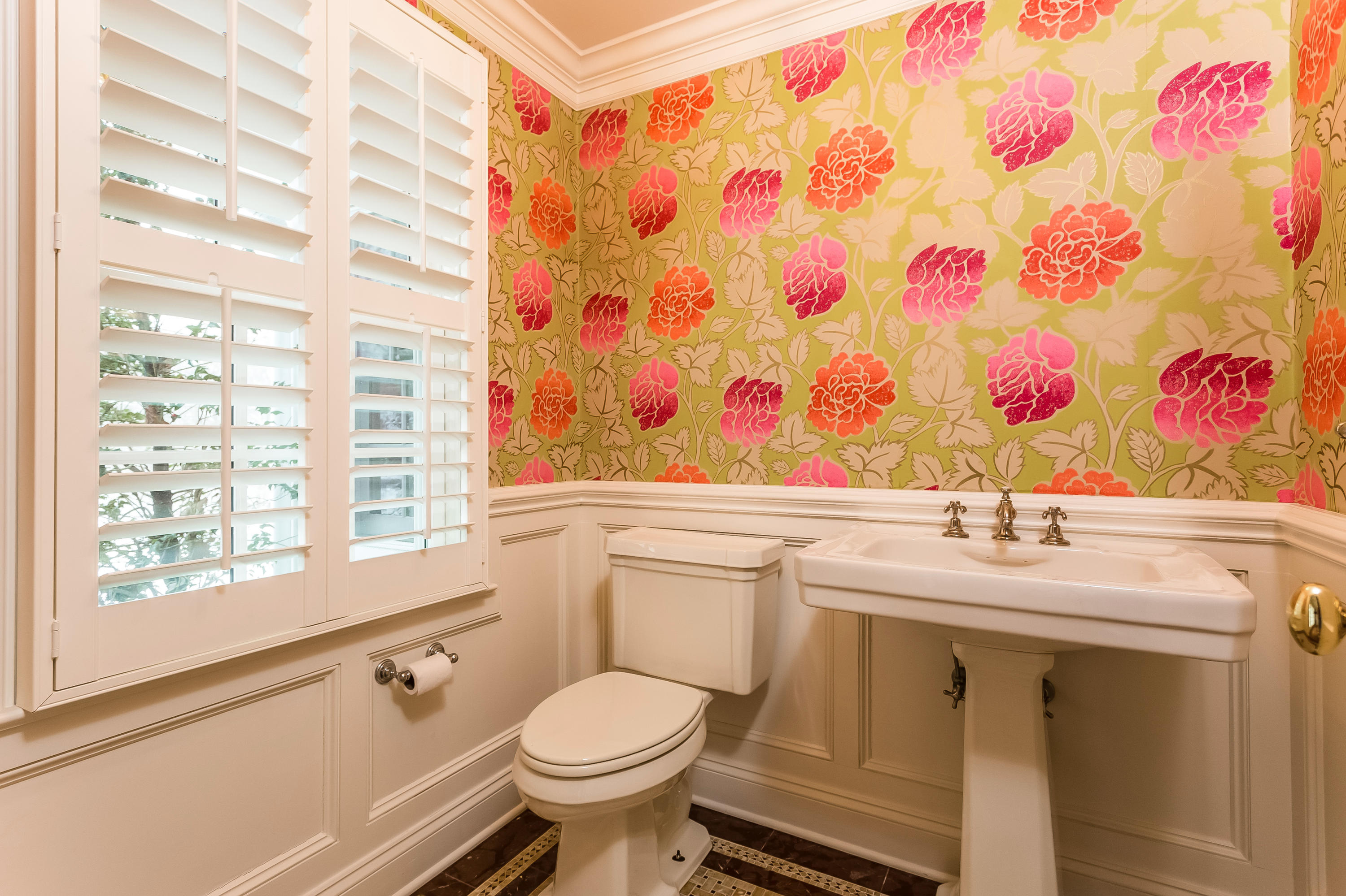 183 Turtle Back Road New Canaan, CT 06840 - Photo 11 of 53 a bathroom with a sink toilet and window