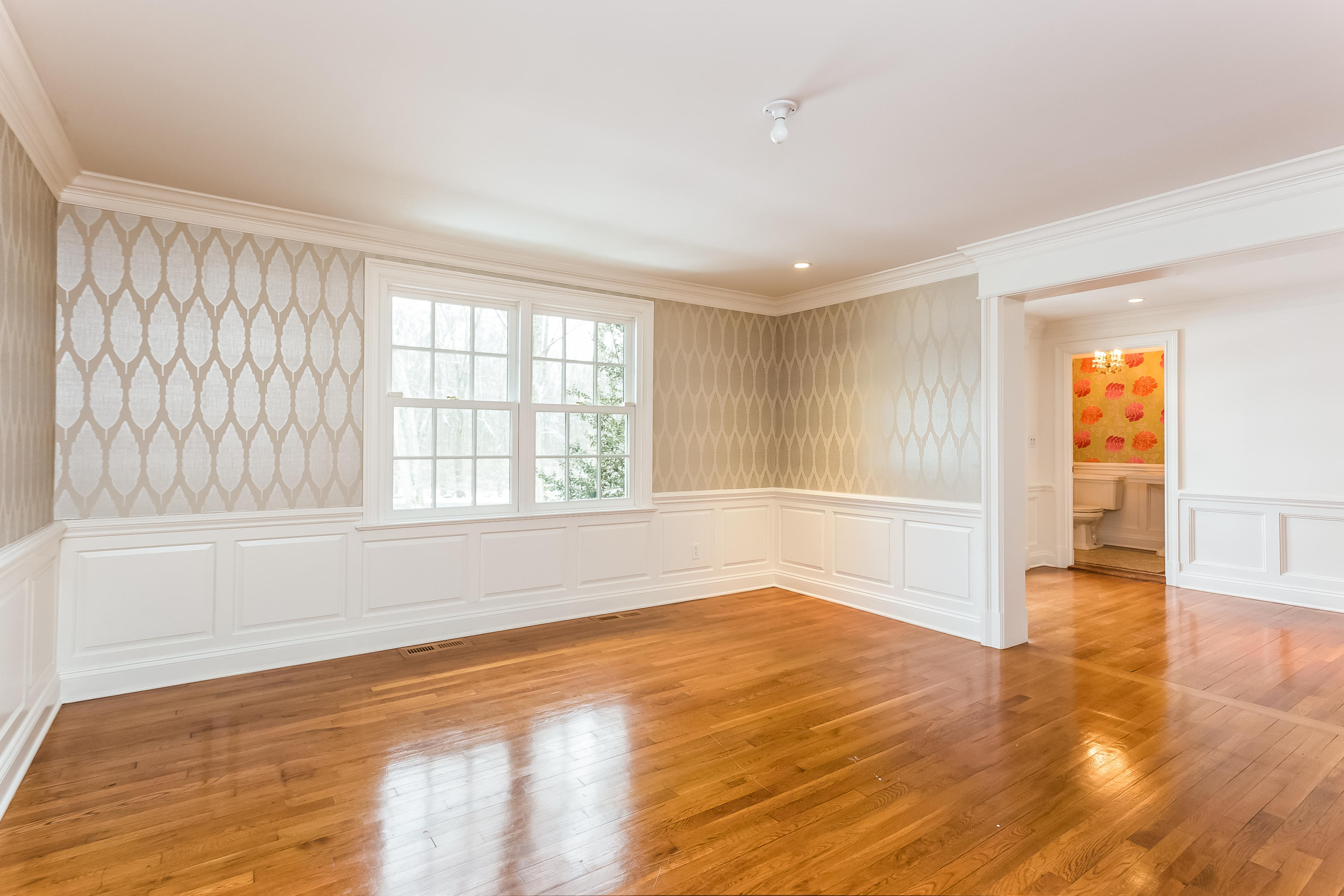 183 Turtle Back Road New Canaan, CT 06840 - Photo 12 of 53 wooden floor in an empty room with a window