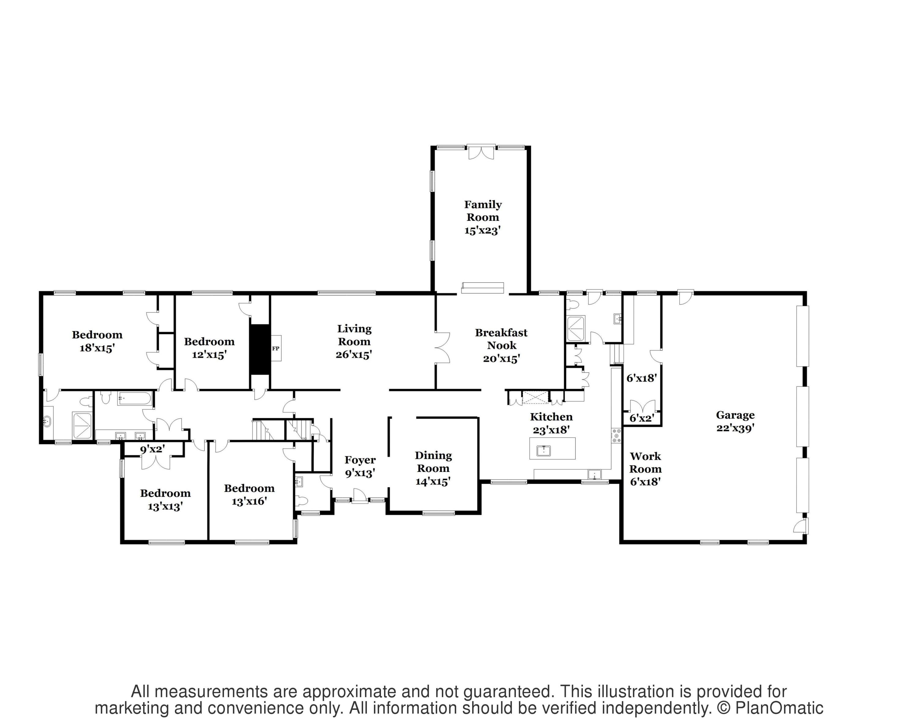 183 Turtle Back Road New Canaan, CT 06840 - Photo 51 of 53 a picture of floor plan