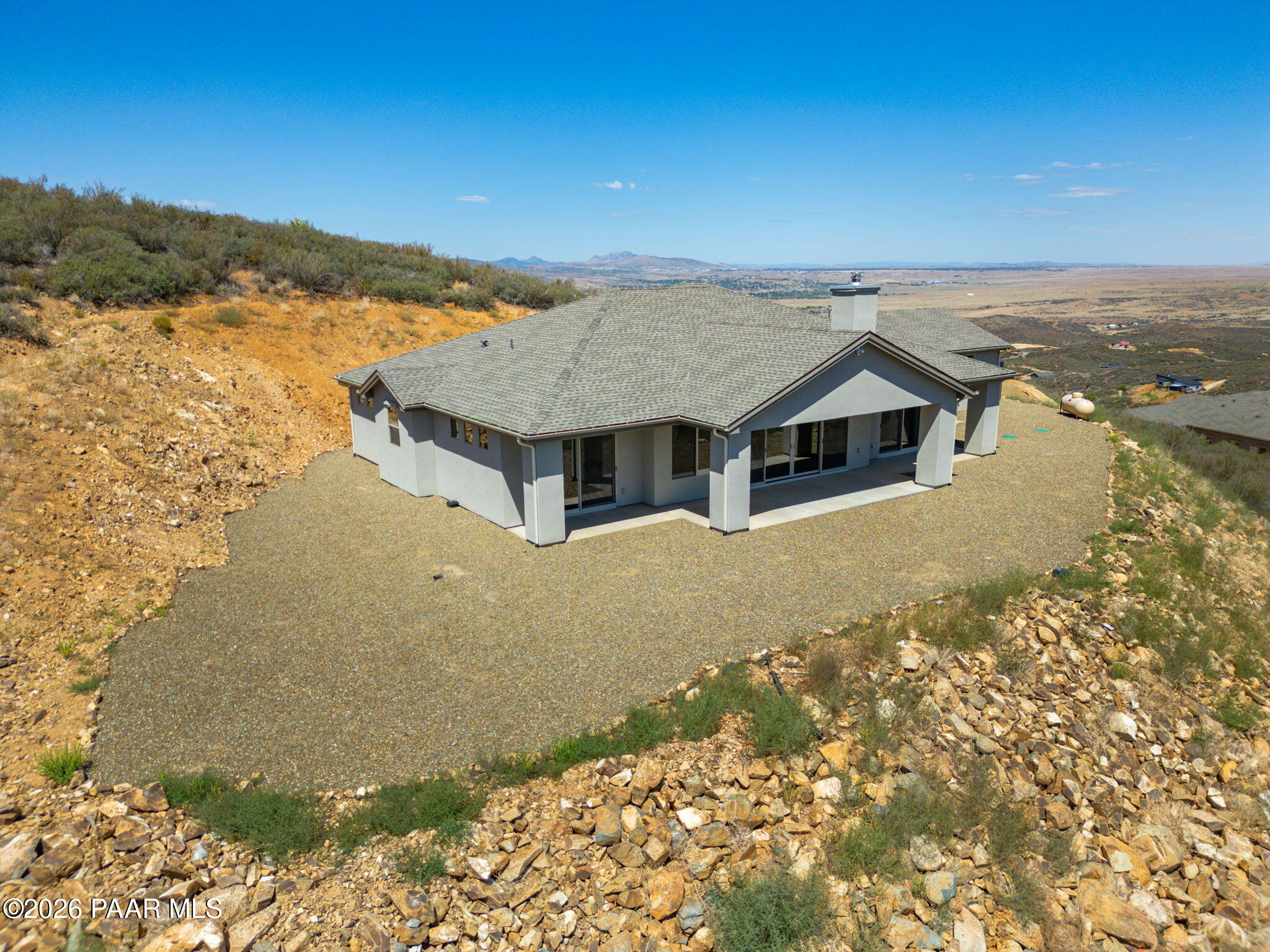 15689 East Orch Vw Road Dewey, AZ 86327 - Photo 37 of 39 a aerial view of a house with a ocean view