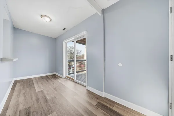 wooden floor in an empty room