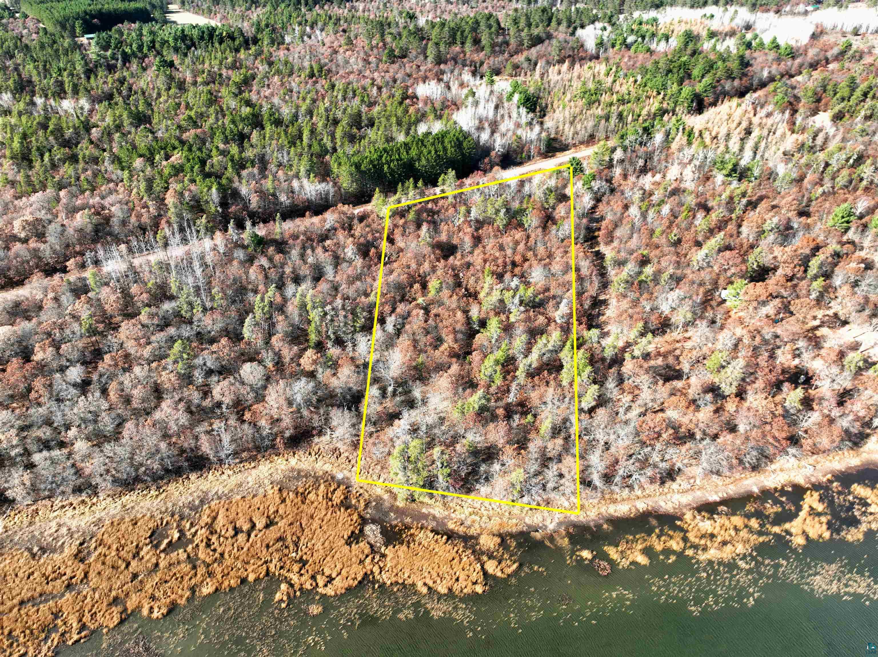 Lot 1 East Wemissem Road Gordon, WI 54838 - Photo 3 of 7 Bird's eye view featuring a water view