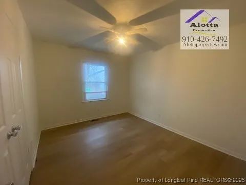 a view of an empty room