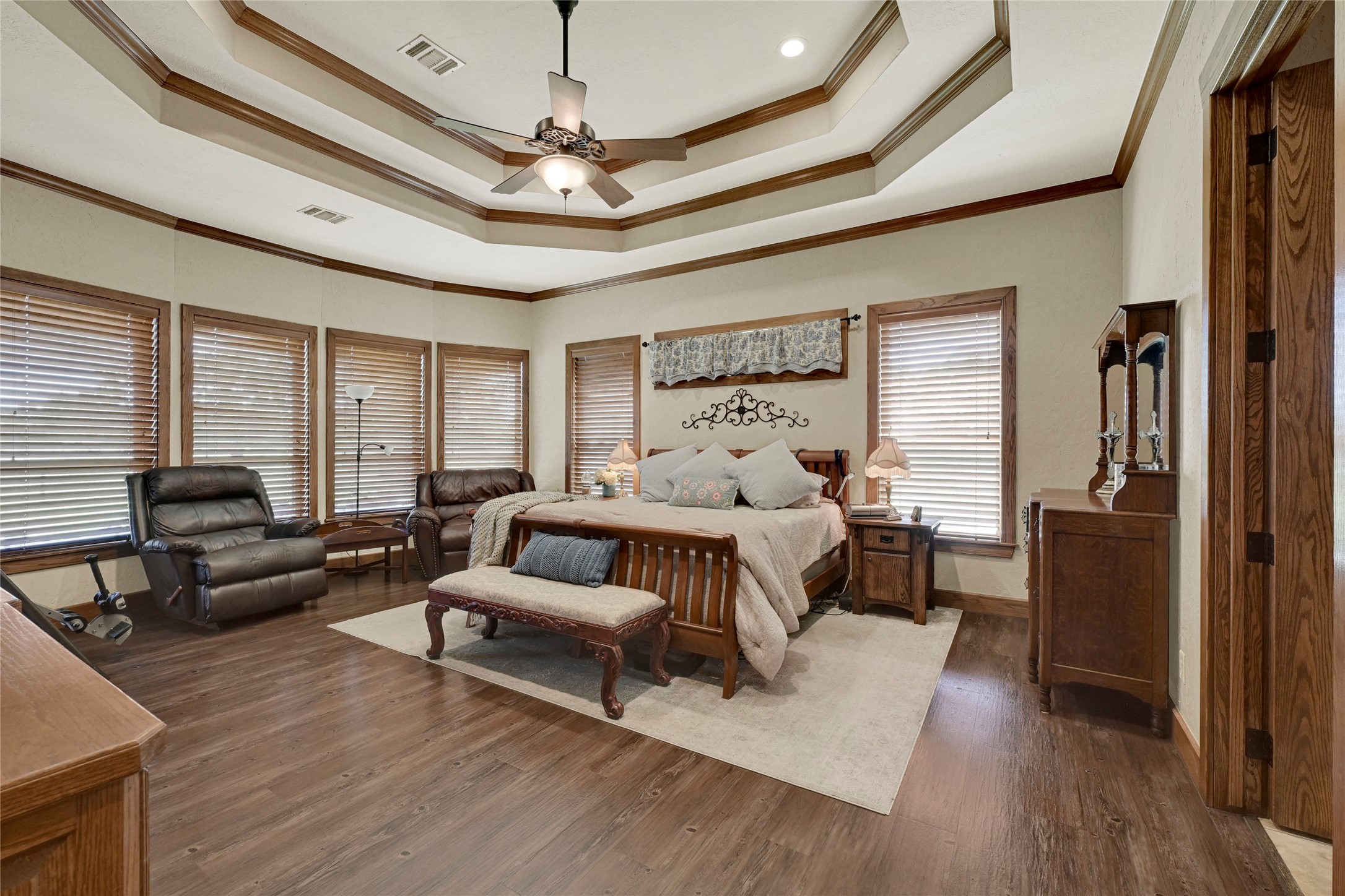 4800 Katy Hockley Road Katy, TX 77493 - Photo 4 of 24 a bedroom with furniture and a large window