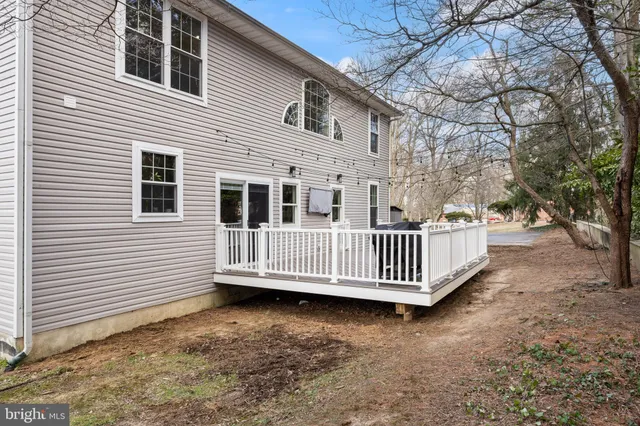 a view of a house with a deck