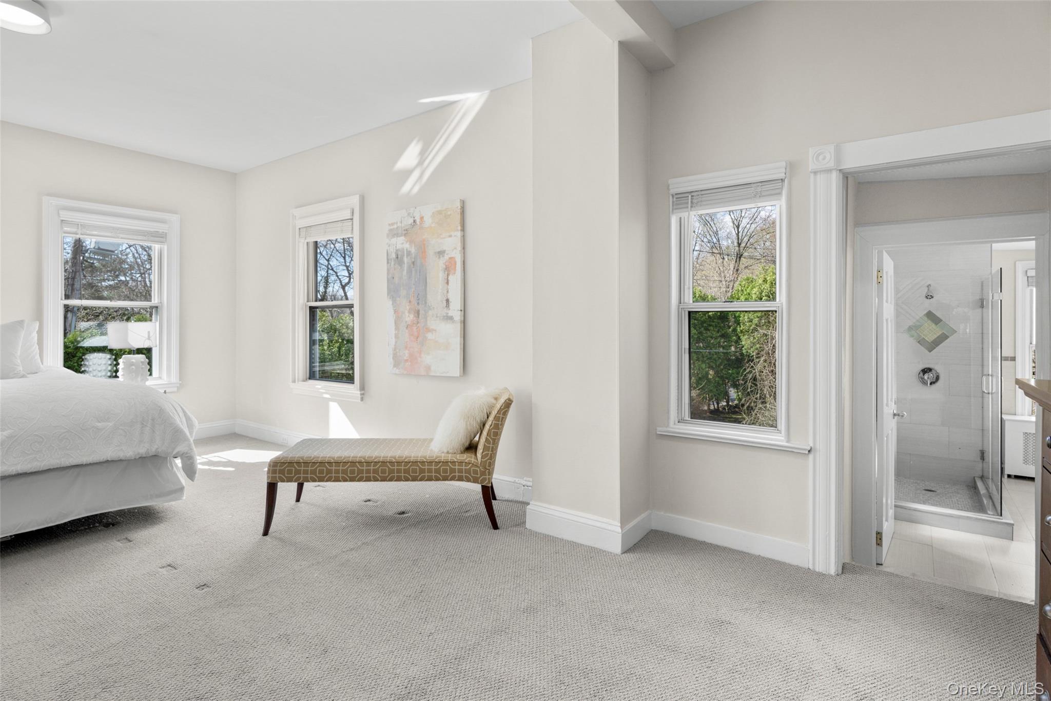 644 Fort Hill Road Scarsdale, NY 10583 - Photo 30 of 42 a bedroom with a bed and a window