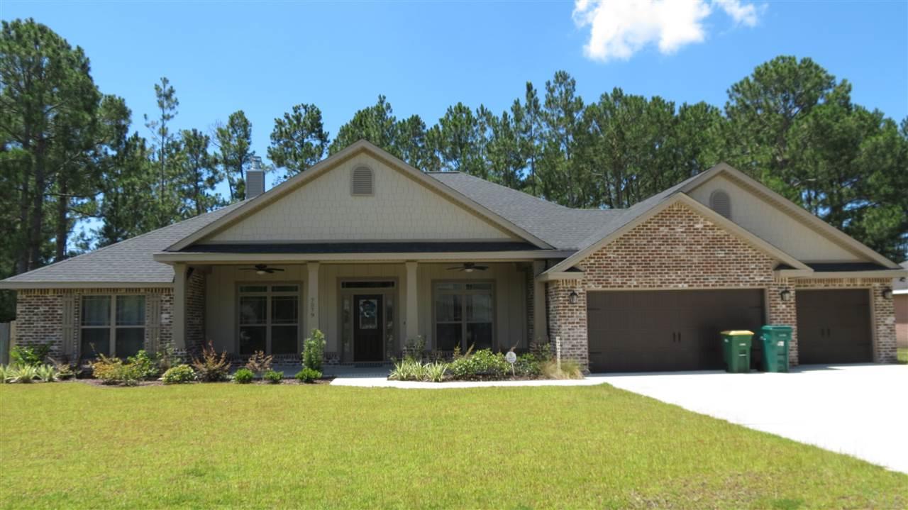 3543 Acy Lowery Road Pace, FL 32571 - Photo 1 of 11 Exterior Shown with 3rd Car Garage Option