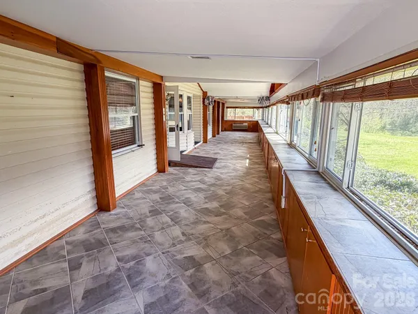a view of a porch