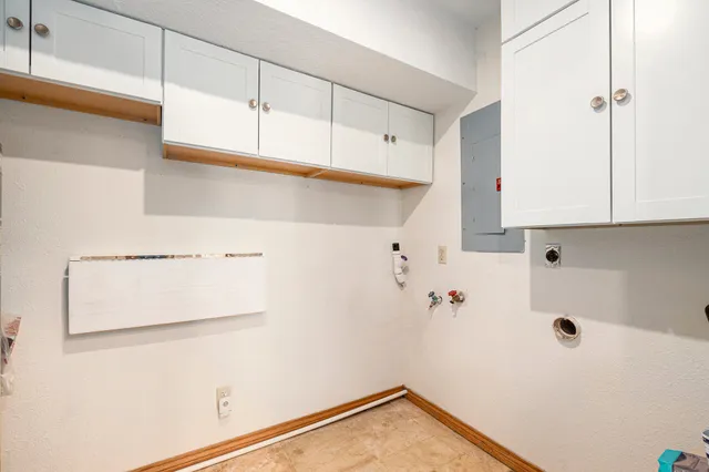 a view of a backyard with a garden