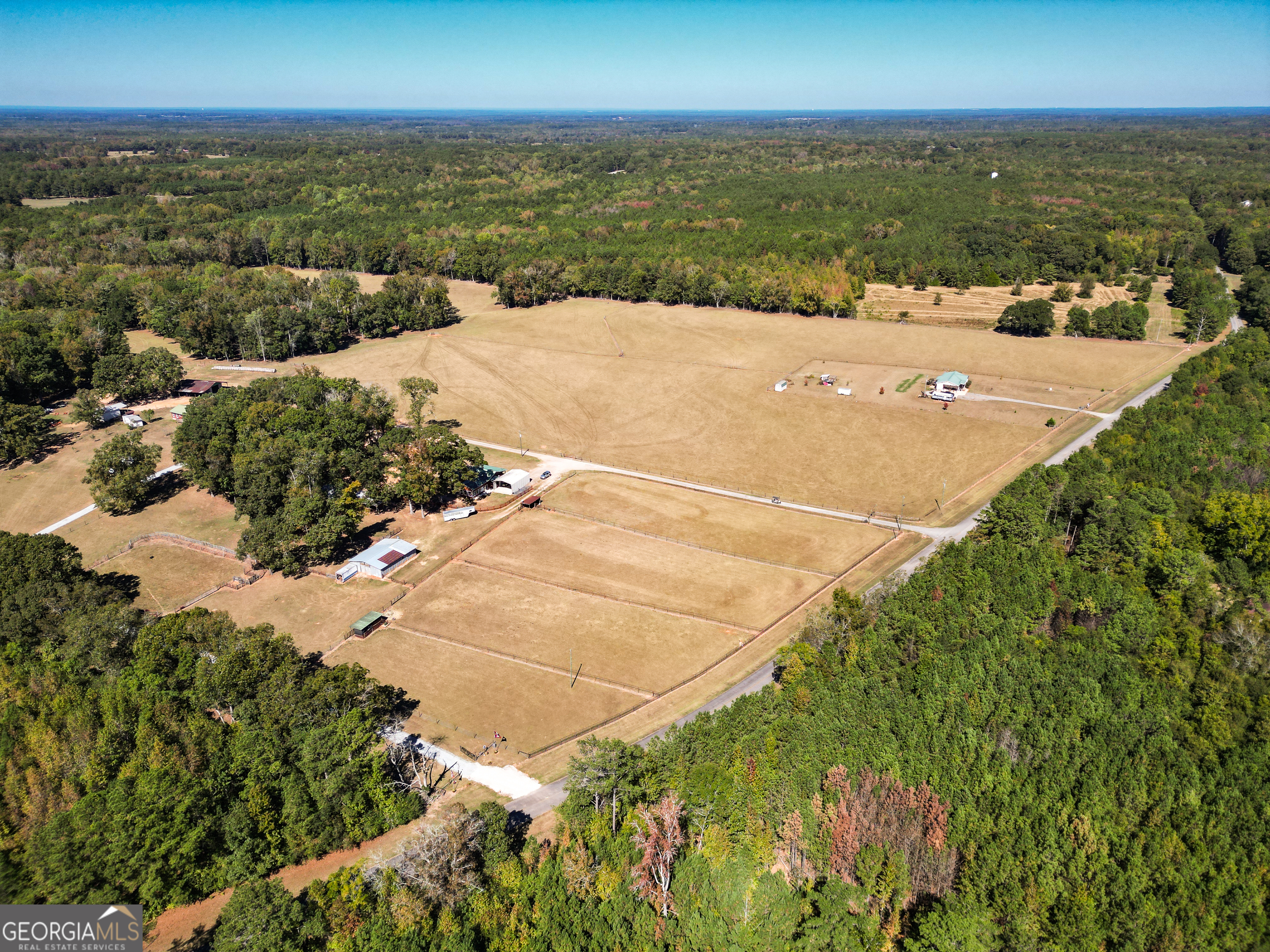 a view of city and ocean