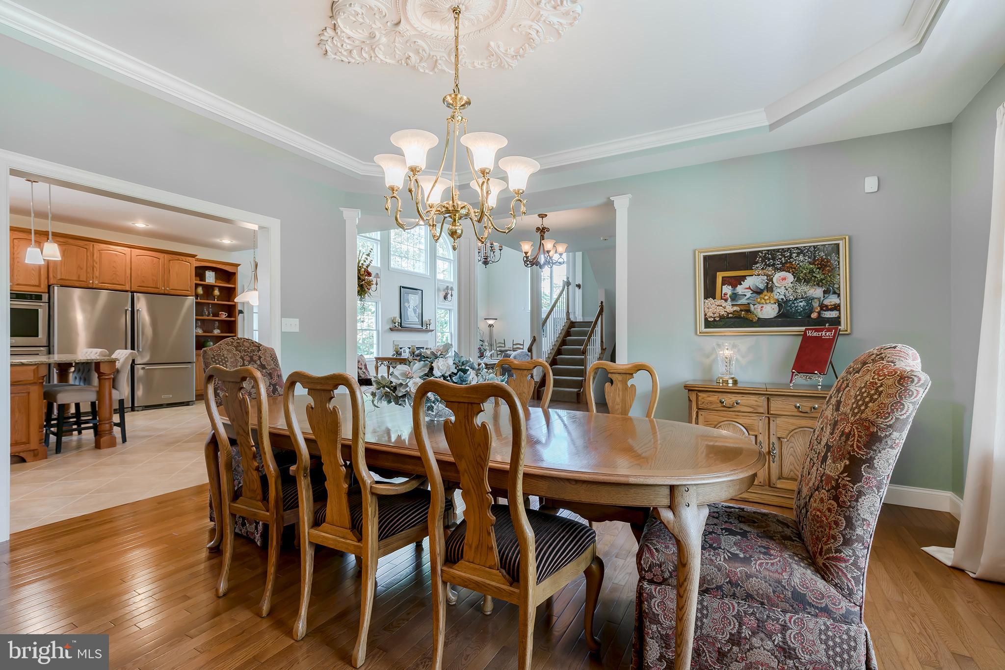 25 Millrace Drive Lancaster, PA 17603 - Photo 19 of 65 Formal DR w/ Belgium Plaster ceiling medallion