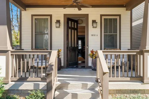 front view of a house with a porch