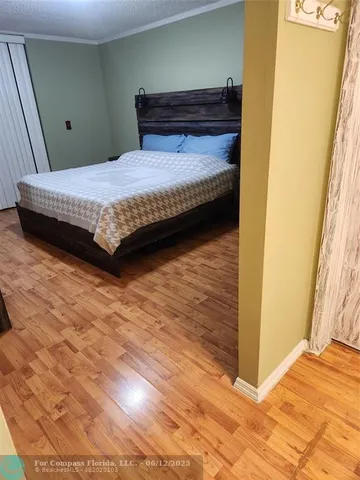 a view of wooden floor