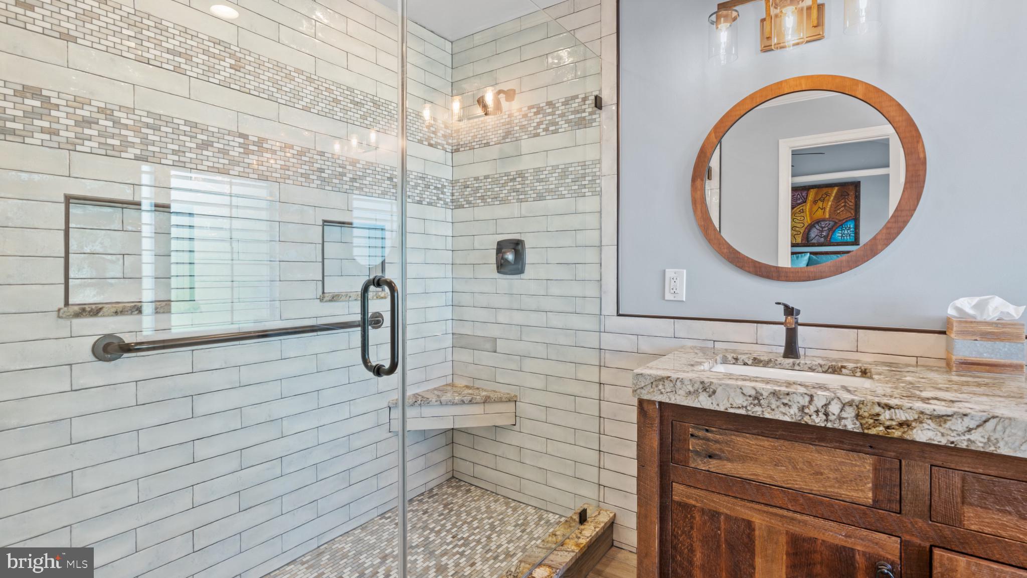 12083 Edgemere Circle Reston, VA 20190 - Photo 16 of 32 Bathroom with vanity and walk in shower