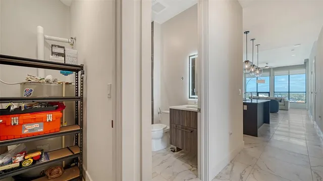 a view of a living room