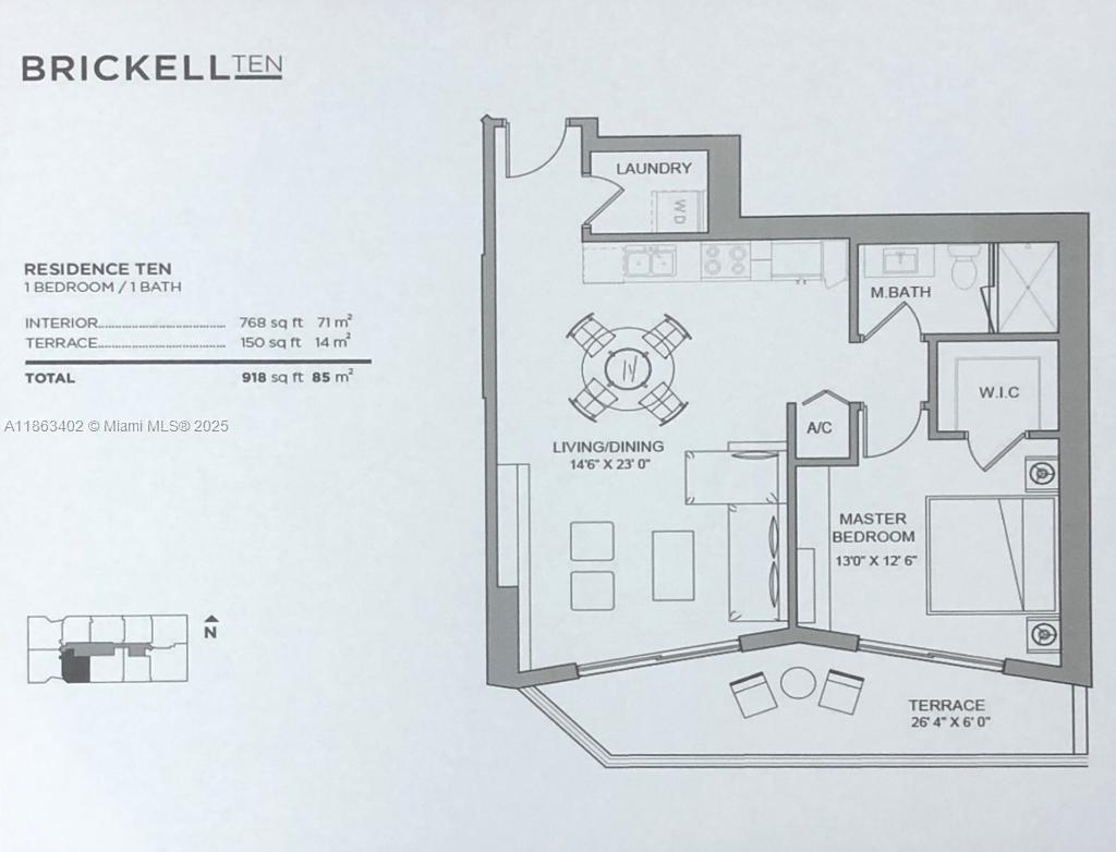 1010 Southwest 2nd Avenue, Unit 1110 Miami, FL 33130 - Photo 5 of 18 a close up of a wall