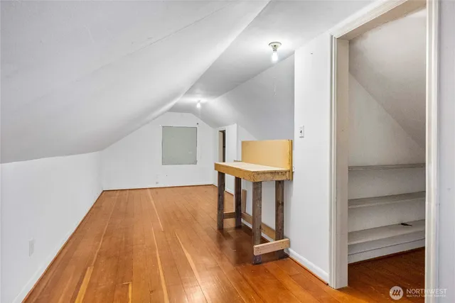 a view of livingroom with furniture and staircase