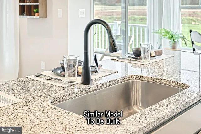 a close view of sink and tap