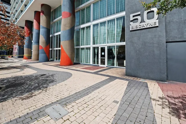 a view of a city with tall buildings