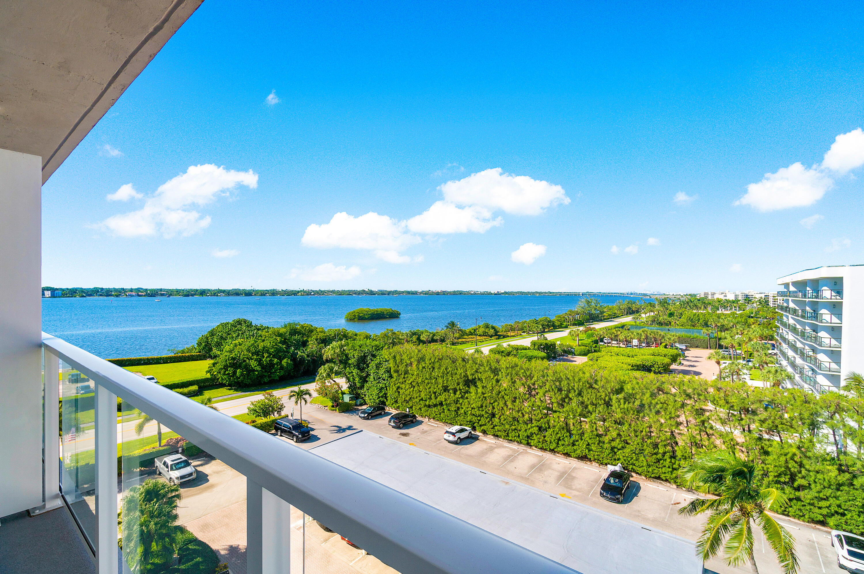 3450 South Ocean Boulevard, Unit 625 Palm Beach, FL 33480 - Photo 21 of 43 a view of a balcony with an ocean view