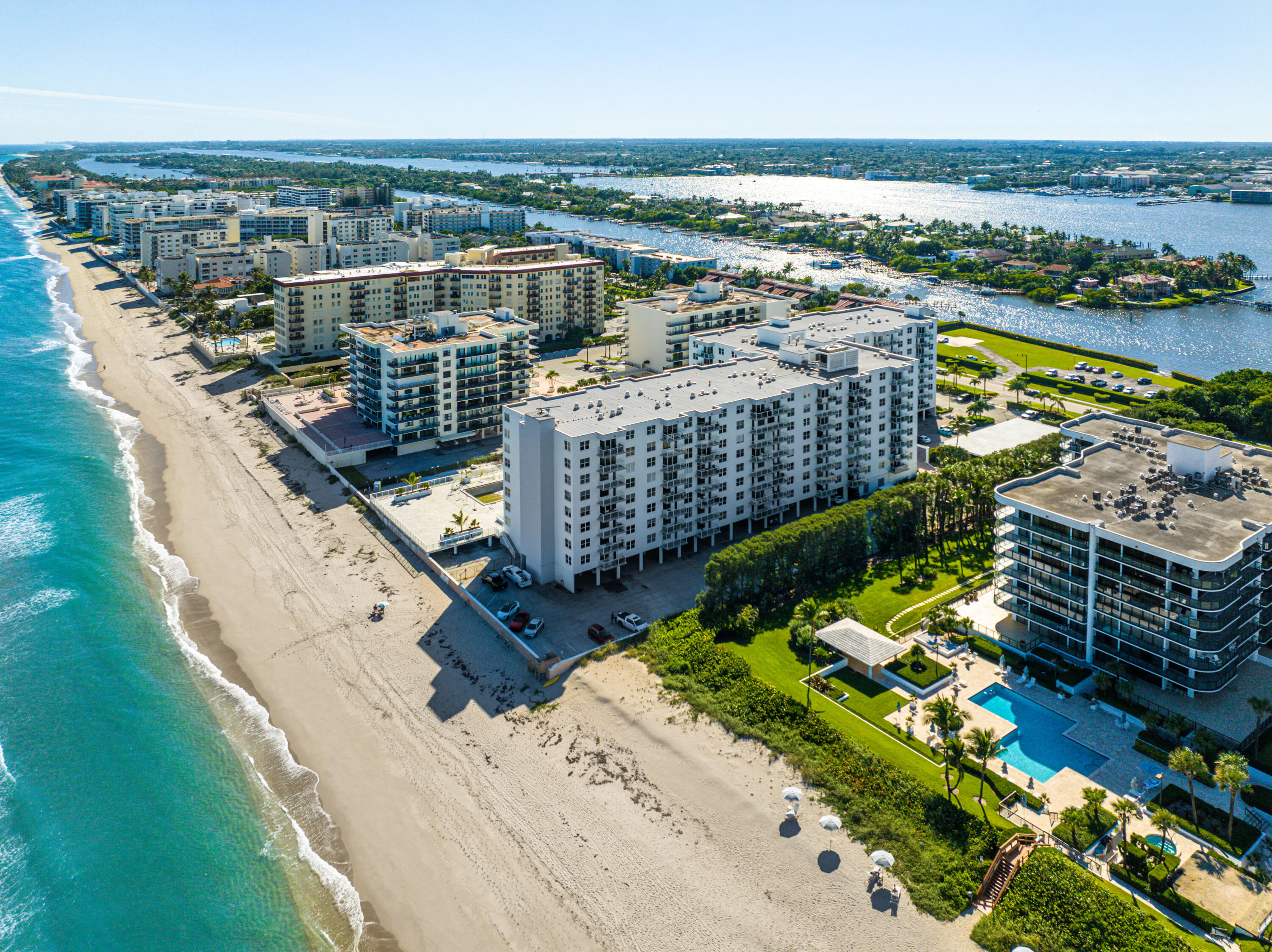 3450 South Ocean Boulevard, Unit 625 Palm Beach, FL 33480 - Photo 36 of 43 a view of a city with an ocean view