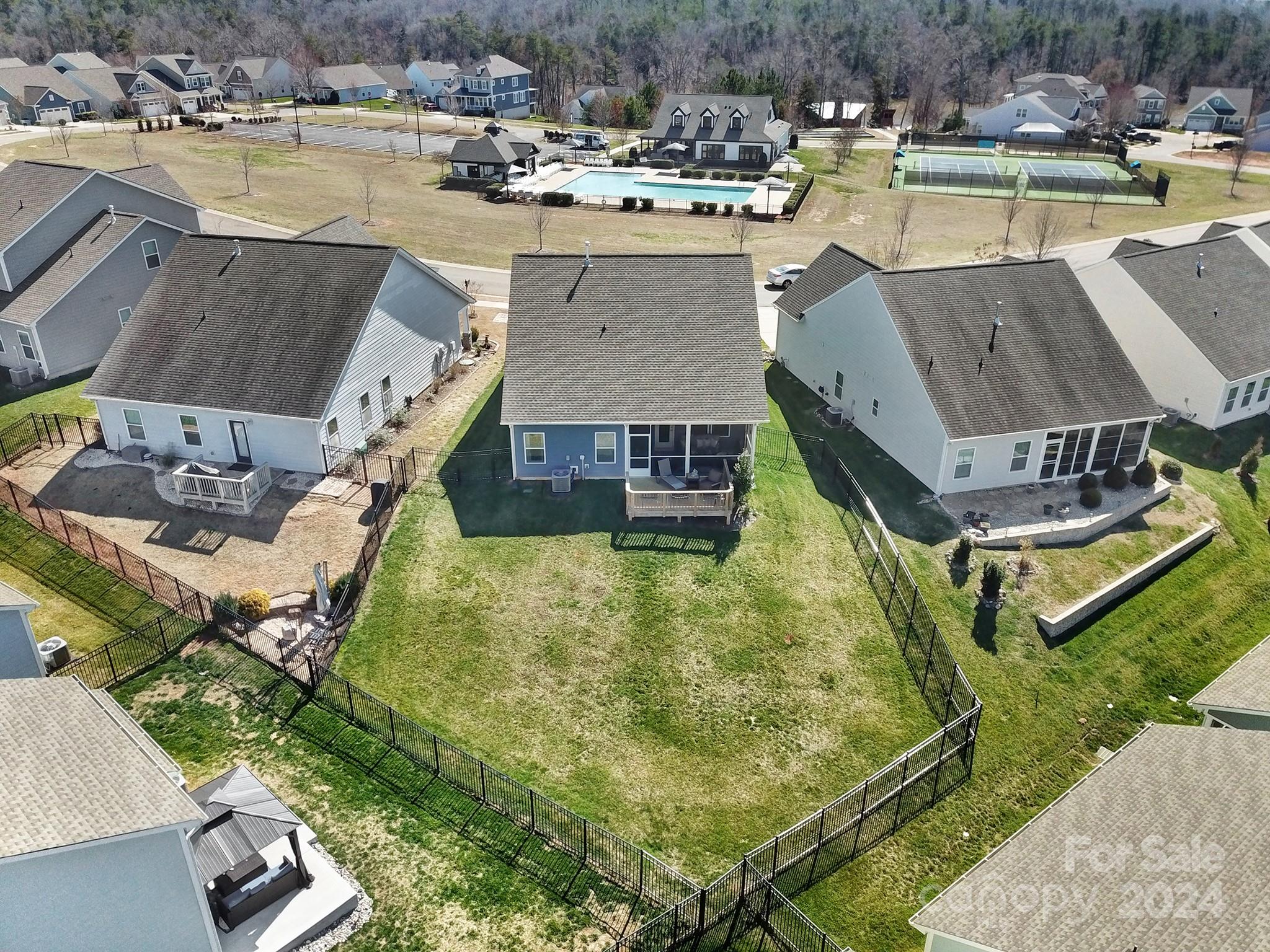 27443 Cinderella Circle Lancaster, SC 29720 - Photo 37 of 37 a view of a swimming pool with a patio and a yard