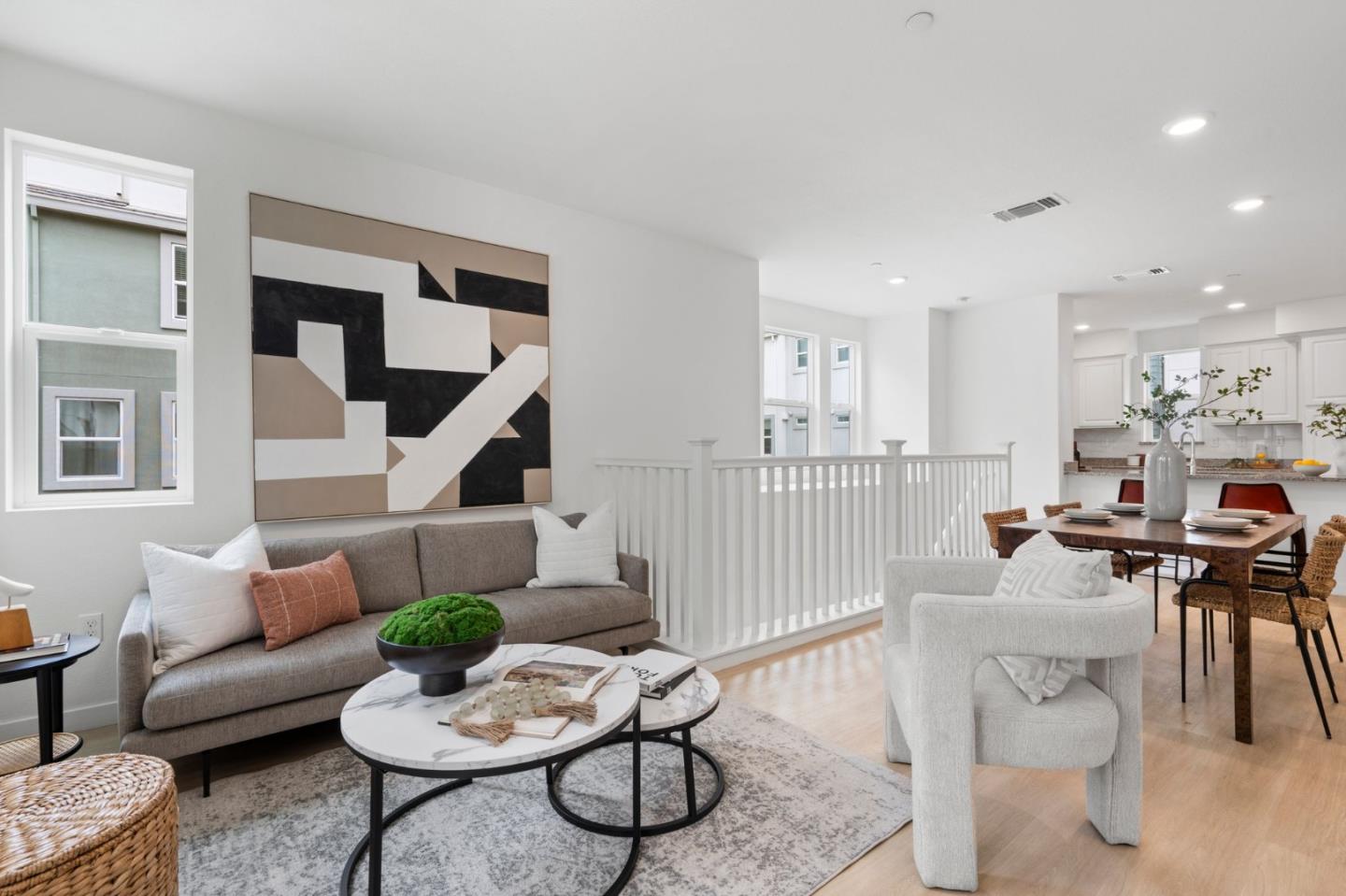 1419 Lavender Loop Milpitas, CA 95035 - Photo 15 of 38 a living room with furniture and a wooden floor