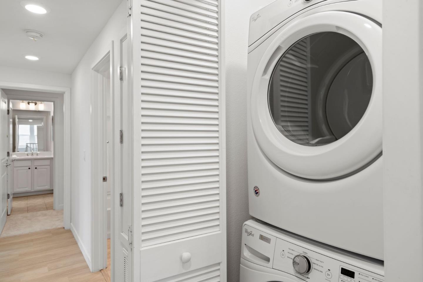 1419 Lavender Loop Milpitas, CA 95035 - Photo 26 of 38 a close view of utility room with washer and dryer