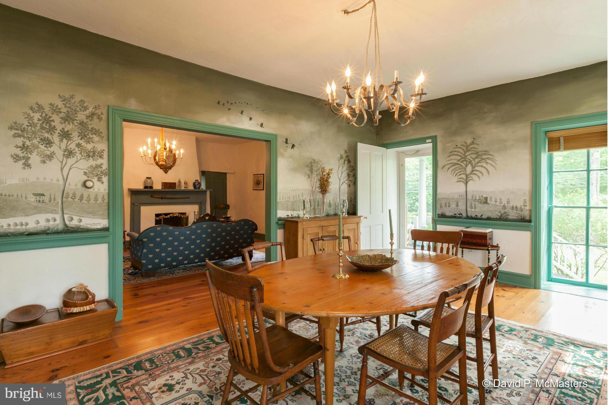 3735 Summit Point Road Charles Town, WV 25414 - Photo 4 of 27 Note moldings, huge floor level windows, LR beyond