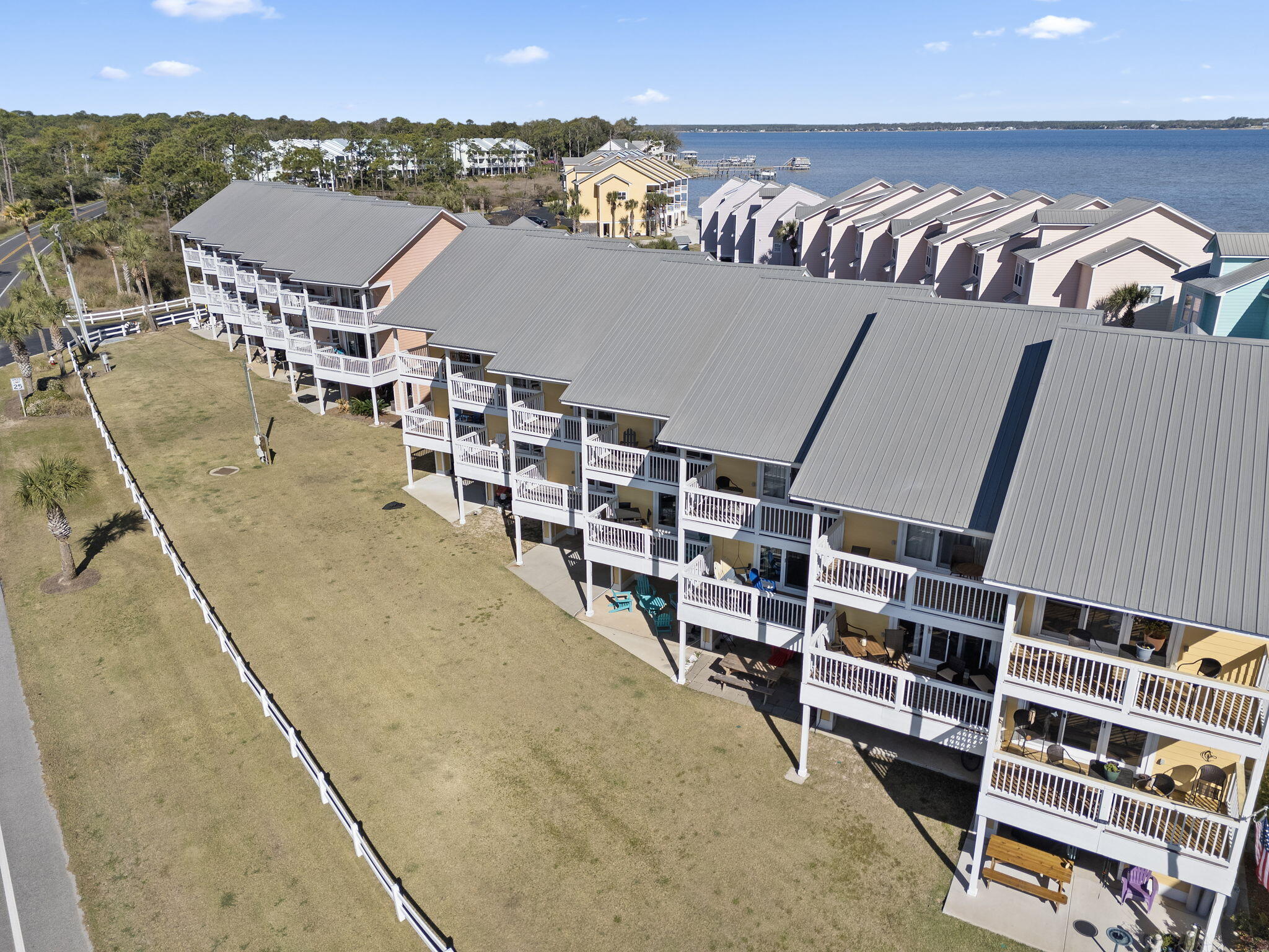 16020 Innerarity Point Road Pensacola, FL 32507 - Photo 32 of 38 a view of a balcony with an ocean