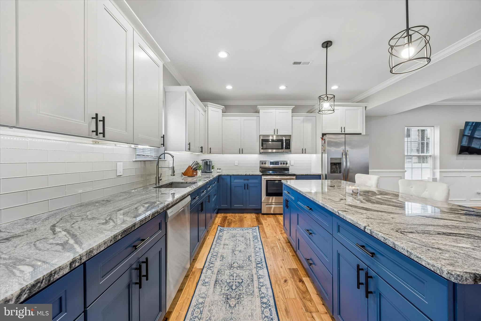 709 Shadyside Avenue Croydon, PA 19021 - Photo 12 of 40 a large kitchen with granite countertop lots of counter top space