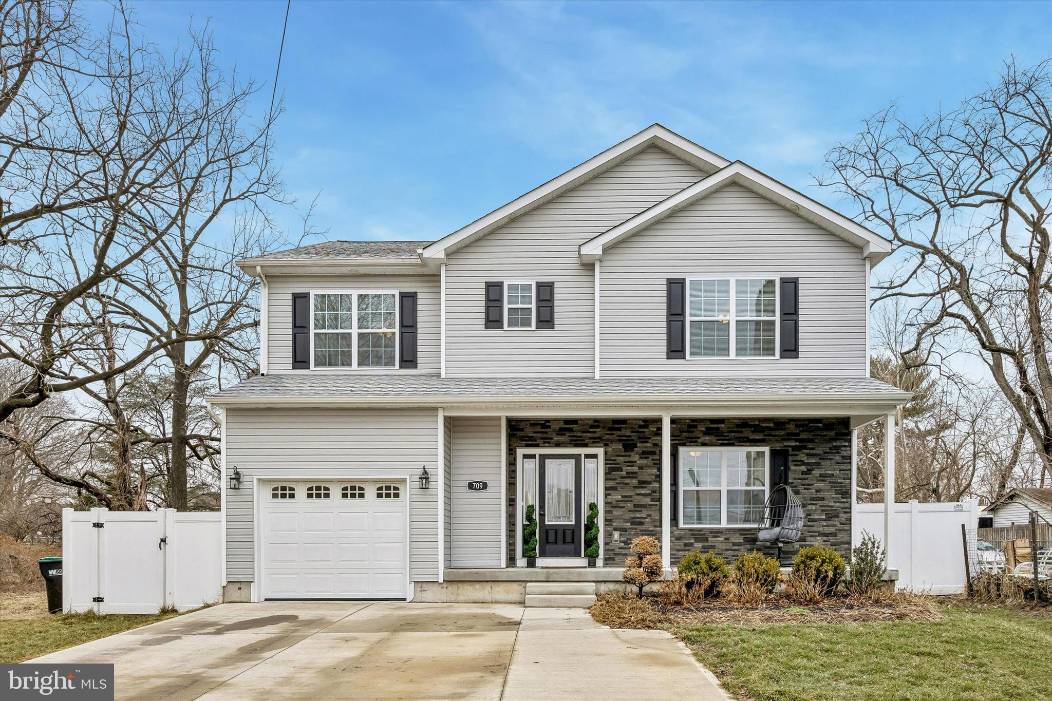 709 Shadyside Avenue Croydon, PA 19021 - Photo 2 of 40 a front view of a house with garden