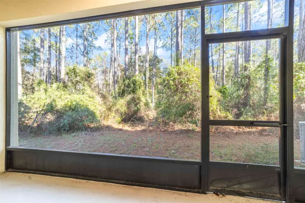 a view of a from a window