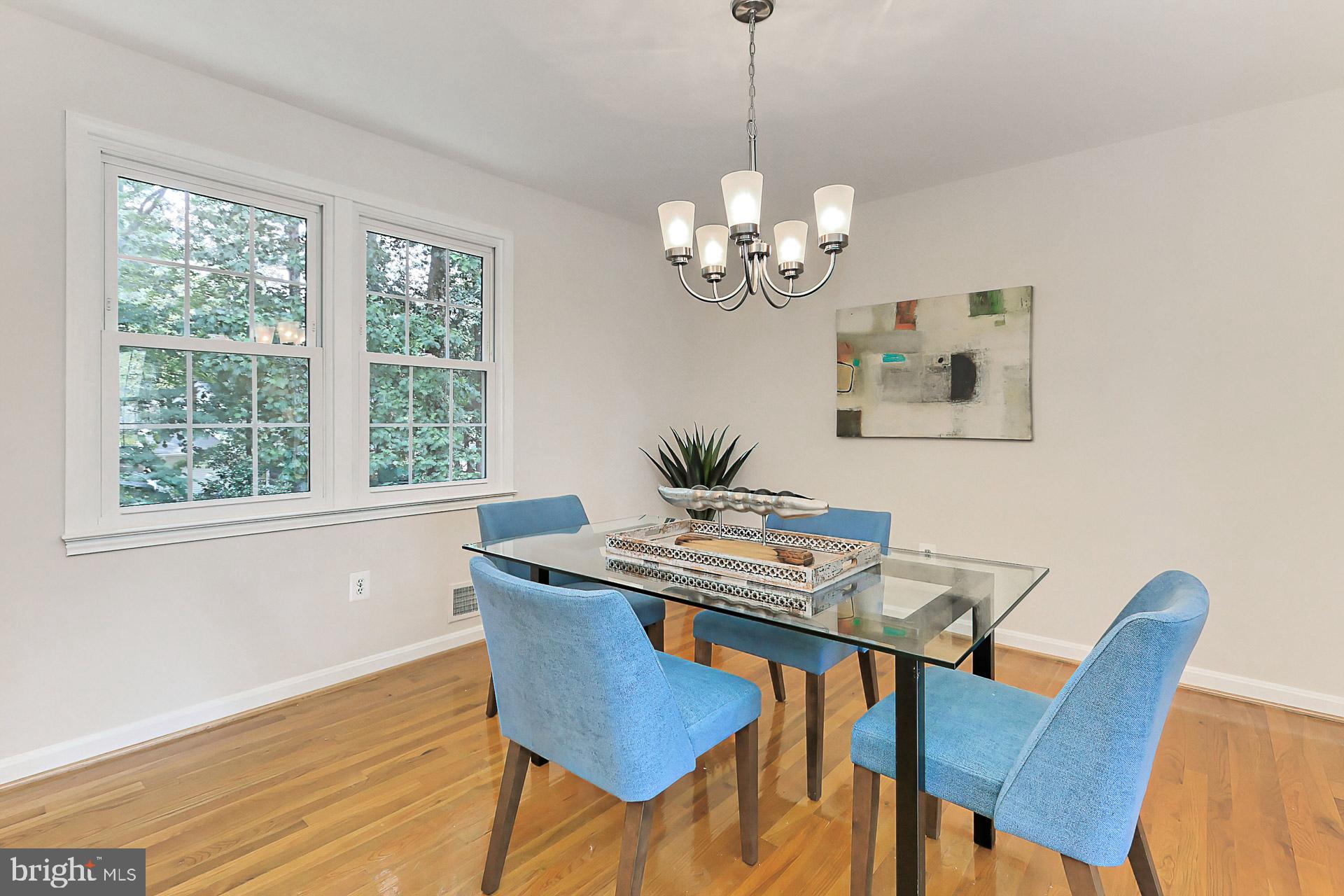 6808 Sydenstricker Road Springfield, VA 22153 - Photo 12 of 65 Dining room featuring hardwood floors