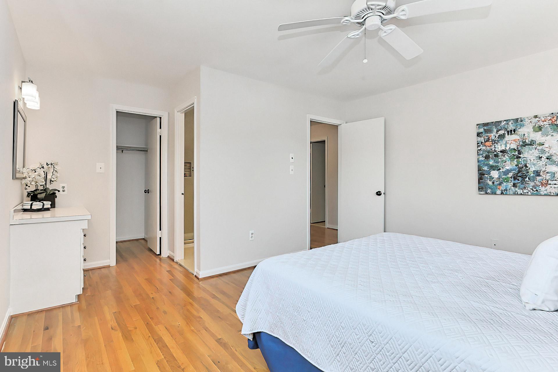 6808 Sydenstricker Road Springfield, VA 22153 - Photo 27 of 65 Hardwood floors and ceiling fan