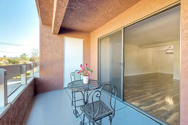 a outdoor space with furniture