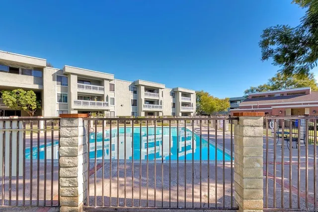 a view of building from balcony