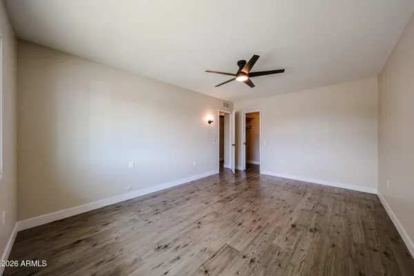 wooden floor in an empty room