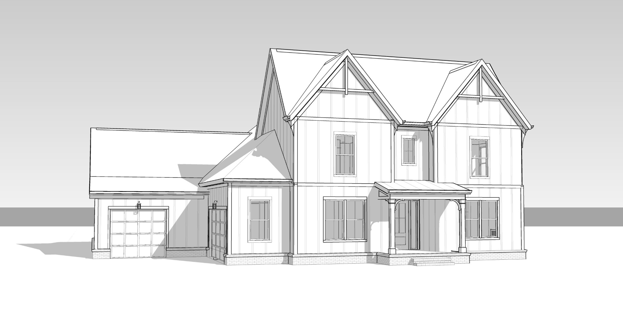 131 Alfred Ladd Road Franklin, TN 37064 - Photo 13 of 34 a black and white photo of a house