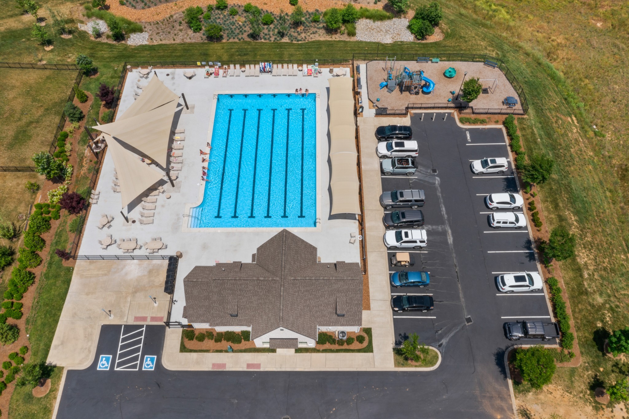 131 Alfred Ladd Road Franklin, TN 37064 - Photo 30 of 34 an aerial view of a house with outdoor space