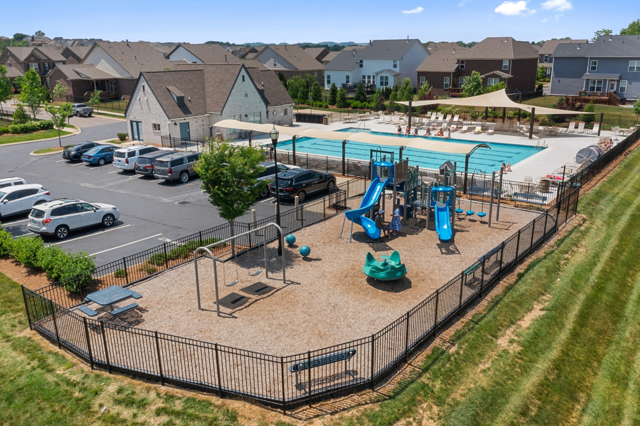 131 Alfred Ladd Road Franklin, TN 37064 - Photo 33 of 34 an aerial view of a house with outdoor space