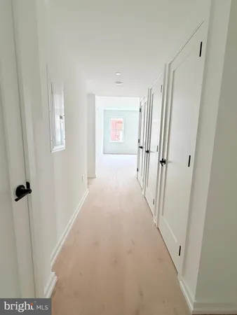 a view of a hallway with a hallway