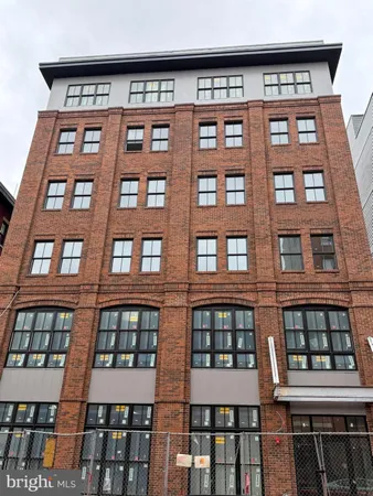 a front view of a building