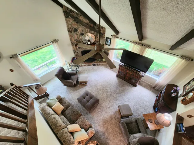 a view of car garage