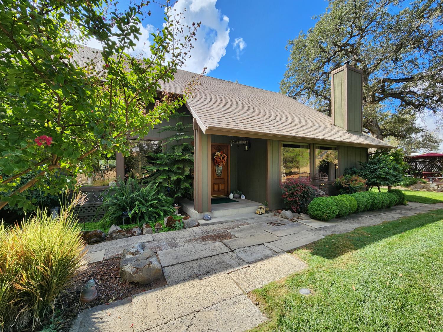 22266 Frontier Road Clovis, CA 93619 - Photo 8 of 61 a view of a house with garden and plants