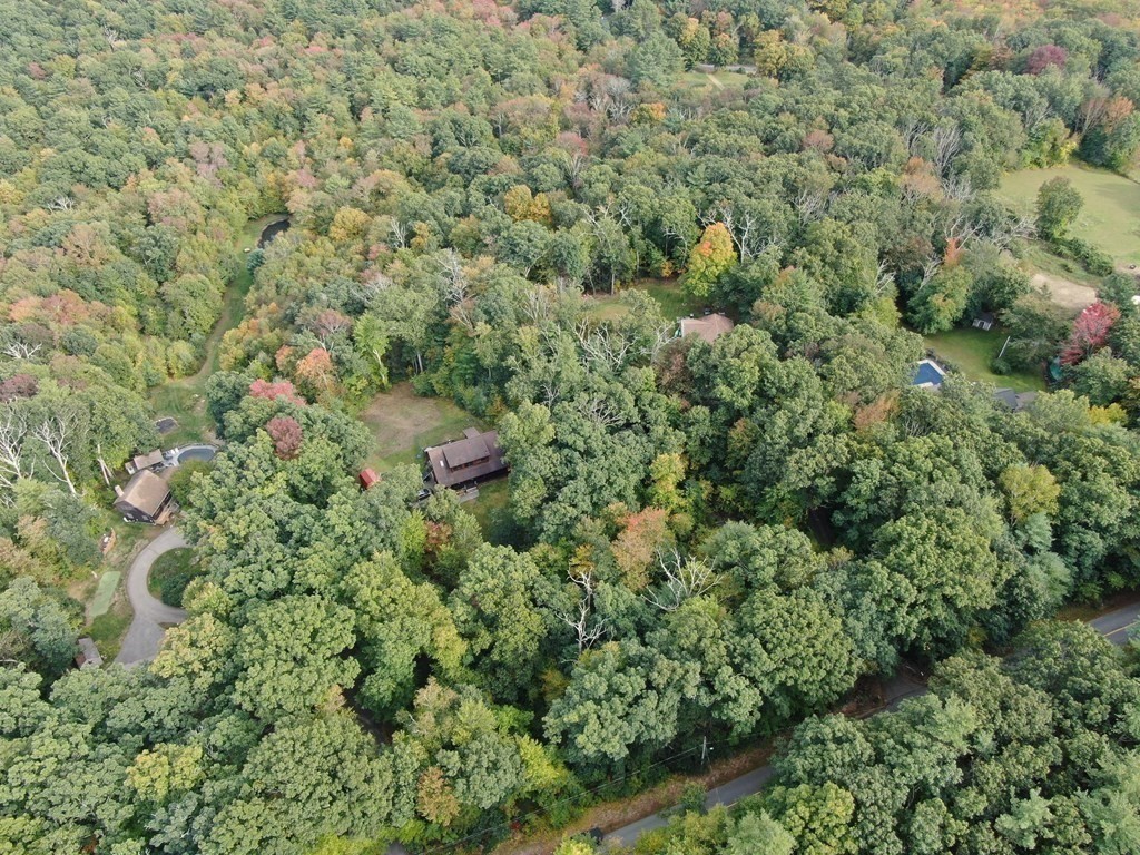 118 Town Farm Road Brookfield, MA 01506 - Photo 23 of 26 an aerial view of a house with a yard
