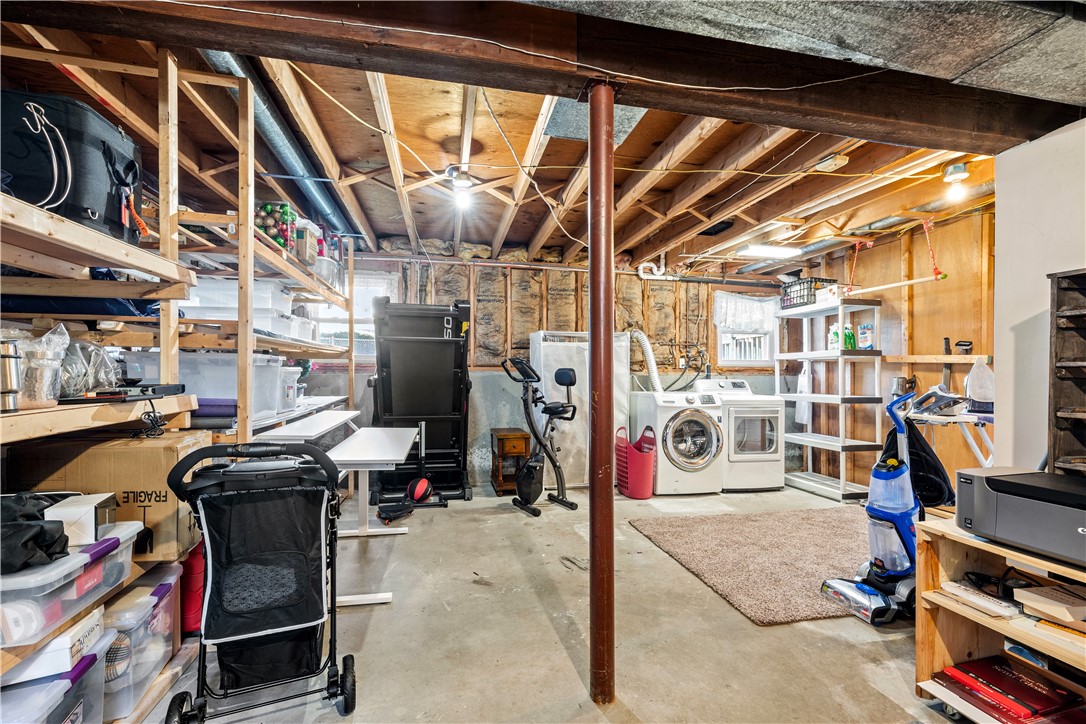 110 Brook Spring Drive Warwick, RI 02889 - Photo 38 of 47 Basement Storage/Laundry Area