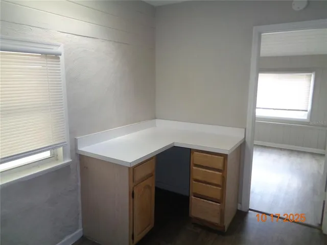 a view of a glass door with an outdoor space